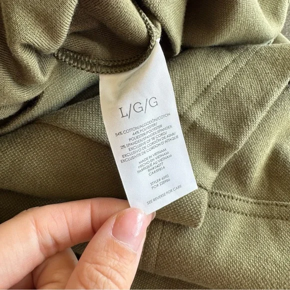 CAbi Olive Green Squad Romper Jumpsuit Onesie L - Picture 10 of 13